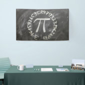 Pi Day PiDay Chalkboard Education Spandoek (Beurs)