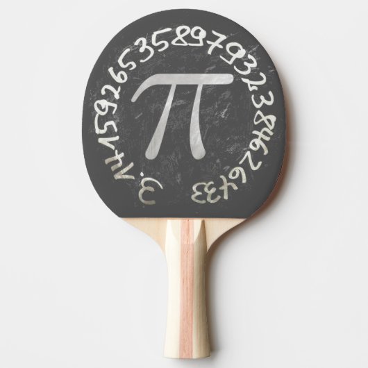 Pi Day PiDay Chalkboard Education Tafeltennisbatje (Voorkant)