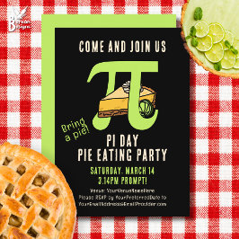 PI DAY Pie Eating Party Kaart