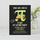 PI DAY Pie Eating Party Kaart (Staand voorkant)