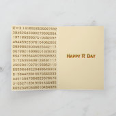 Pi Day Pie Feestdagen Kaart (Binnen)