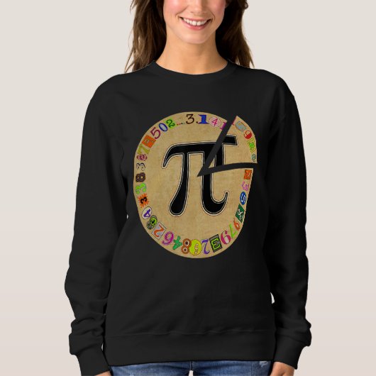 Pi Day Pie Funny Wiskunde Leerstudenten Kinder Wis Trui (Voorkant)