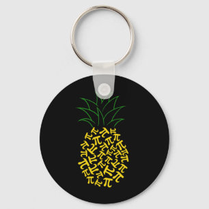 Pi Day Pineapple Wiskunde Leerman 3 Sleutelhanger