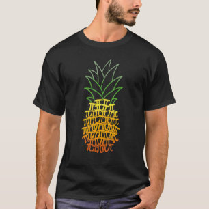 Pi Day Pineapple Wiskunde Lover leraar 3.14 symboo T-shirt