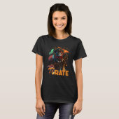 Pi Day Pirate Cat 3 14  Math Science Teacher Pi ra T-shirt (Voorkant volledig)