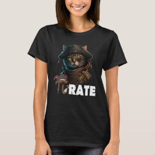 Pi Day Pirate Cat 3 14 Wiskunde Science Teacher Pi T-shirt