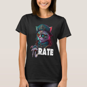 PI Day Pirate Cat 3 14 Wiskunde Wetenschapsdocent T-shirt