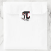 Pi Day / Pirate Ronde Sticker (Tas)