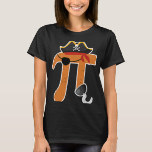 Pi Day Pirate Wiskunde leraar wetenschappen nerd G T-shirt