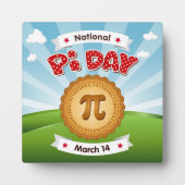 Pi Day Plaque Fotoplaat (Voorkant)