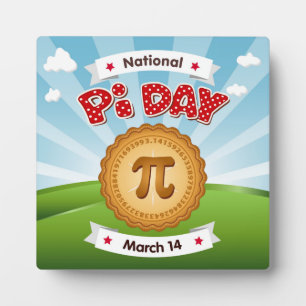 Pi Day Plaque Fotoplaat