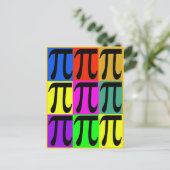 Pi Day POPART-cadeaus Briefkaart (Staand voorkant)