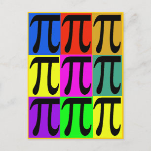 Pi Day POPART-cadeaus Briefkaart