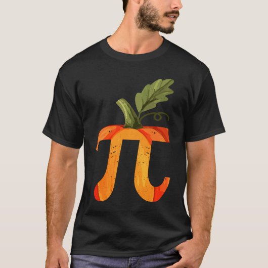 Pi Day Pumpkin Pie Math  Spooky Halloween Maths T-shirt (Voorkant)