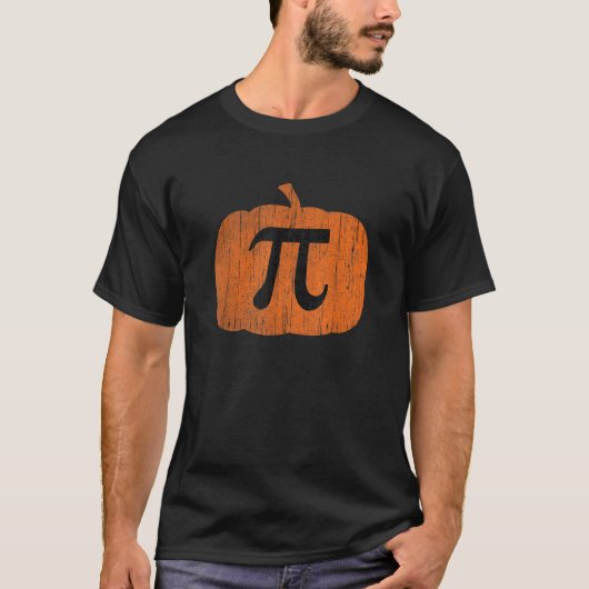 Pi Day Pumpkin Pie Wiskunde Shirt Funny Halloween (Voorkant)
