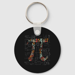 Pi Day Shirt Pi Nummers Wiskunde Leraar 3.14 Gift Sleutelhanger