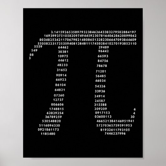 Pi Day Shirt Poster (Voorkant)