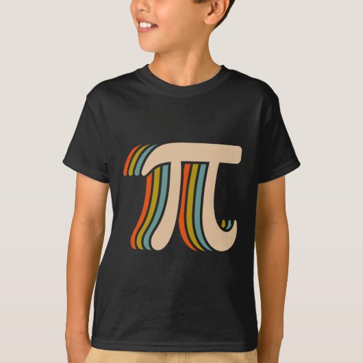 Pi Day Shirt Spiral Pi Wiskunde Docent Student Kin (Voorkant)