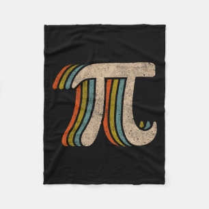 Pi Day Shirt Spiral Pi Wiskunde Docent Student Kin Fleece Deken