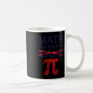 Pi Day Shirt Wiskunde is een fluitje van een cent Koffiemok