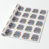 Pi Day Squad Celebration Design Cadeaupapier (Uitgerold)