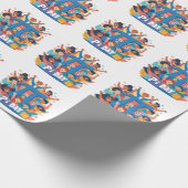 Pi Day Squad Celebration Design Cadeaupapier (Hoek)