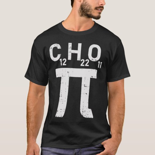 Pi Day Sugar Shirt Symbol Formula Wiskunde Chemist (Voorkant)