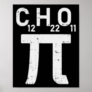 Pi Day Sugar Shirt Symbol Formula Wiskunde Chemist Poster