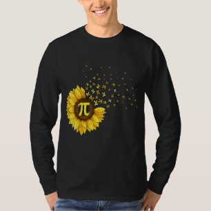 Pi Day Sunflower 3 14 Pi Number Symbool Wiskunde S T-shirt