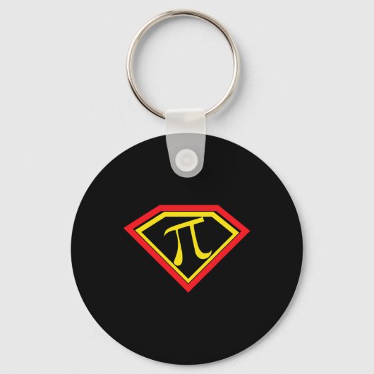 Pi Day Superpi Pi Superheld Wiskunde Docent Mathem Sleutelhanger (Voorkant)