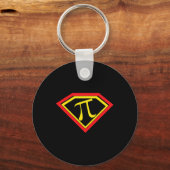 Pi Day Superpi Pi Superheld Wiskunde Docent Mathem Sleutelhanger (Voorkant)