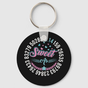 Pi Day Sweet As Pi Wiskunde Kinder Womens Mannen G Sleutelhanger