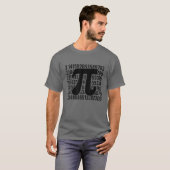 Pi Day Symbool Nerd Gift Wiskunde Teacher Geometry T-shirt (Voorkant volledig)