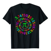 Pi Day t-shirt Spiral Pi Wiskunde ontwerp voor Pi