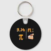 Pi Day Thanksgiving Mirror Afbeelding van 3.14 is  Sleutelhanger (Voorkant)