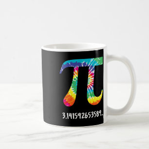 PI Day Tie Dye T Shirt voor Wiskunde Docent Natuur Koffiemok