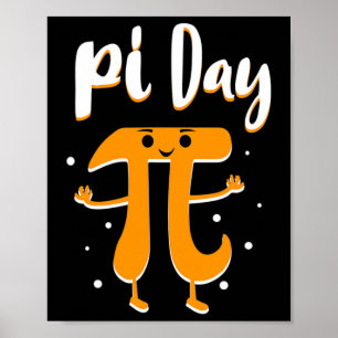 Pi Day Wiskunde Algebra Geeks Studenten Geek Nerd  Poster