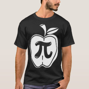 Pi Day Wiskunde Apple-rijdieren T-shirt
