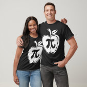 Pi Day Wiskunde Apple-rijdieren T-shirt (Unisex)