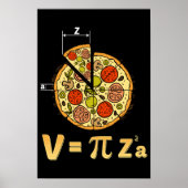 Pi Day Wiskunde Class Teacher Pizza Gag Poster (Voorkant)