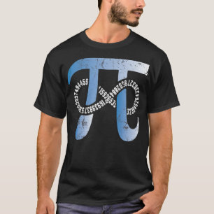 Pi Day Wiskunde Geek Gift Symbol Wiskunde 14 maart T-shirt