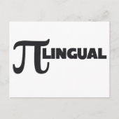 Pi Day Wiskunde Geek humor Briefkaart (Voorkant)