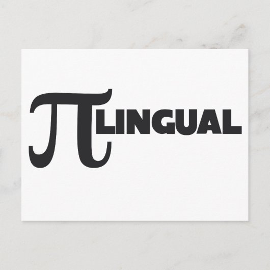 Pi Day Wiskunde Geek humor Briefkaart (Voorkant)