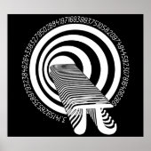 Pi Day Wiskunde Infinity Poster (Voorkant)