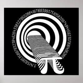 Pi Day Wiskunde Infinity Poster