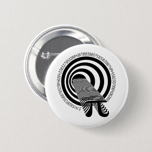 Pi Day Wiskunde Infinity Ronde Button 5,7 Cm (Voorkant /achterkant)