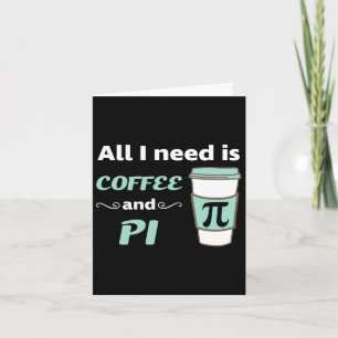 Pi Day Wiskunde Koffie Lover Geometry Calculus Tri Kaart