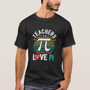 Pi Day Wiskunde Leerkrachten Funny Cute Nerd Geek T-shirt