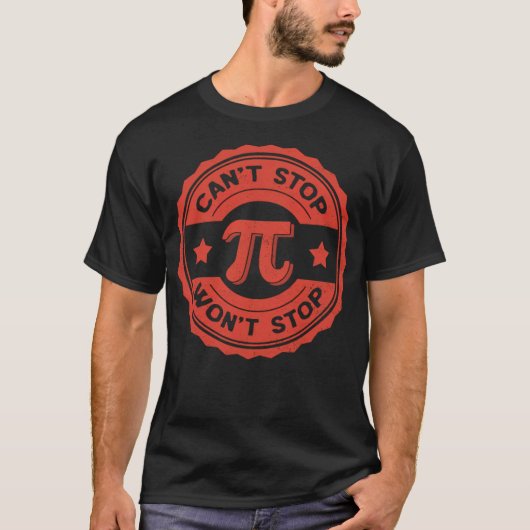 Pi Day Wiskunde leraar Nerd Algebra Pi diver T-shirt (Voorkant)