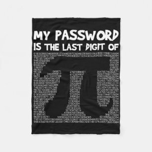 Pi Day Wiskunde leraar student geek Gezegde Funny  Fleece Deken